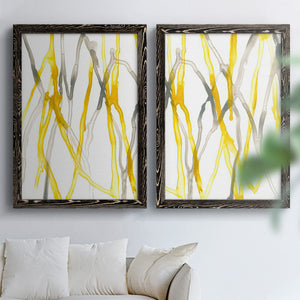 Runnel XIX - Barnwood Framed Canvas Set