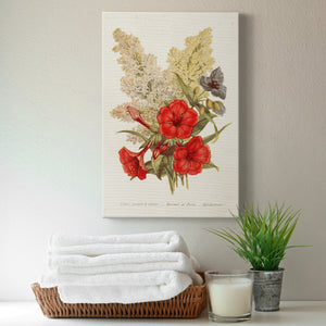 Antique Floral Bouquet V Premium Gallery Wrapped Canvas - Ready to Hang