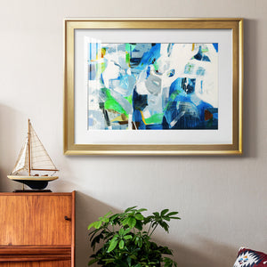 Down the Rapids - Modern Framed Art Print