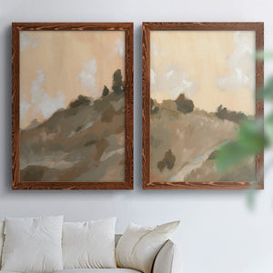 Hillside Walking Path III - Barnwood Framed Canvas Set