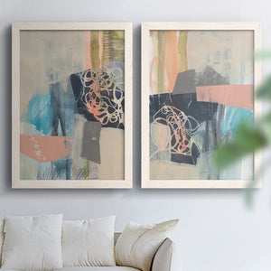 Reductive I - Barnwood Framed Canvas Set