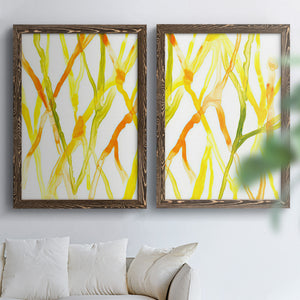 Runnel III - Barnwood Framed Canvas Set