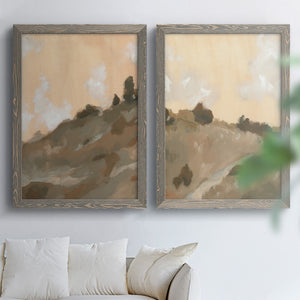 Hillside Walking Path III - Barnwood Framed Canvas Set