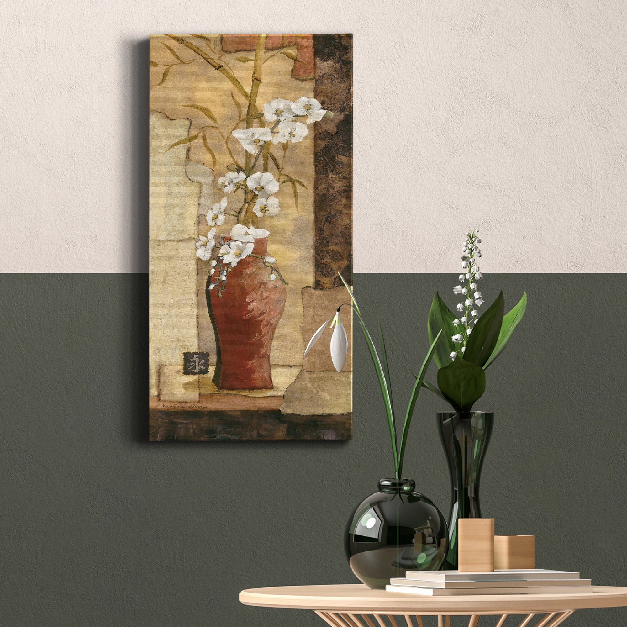 Mandarin Panel I - Premium Gallery Wrapped Canvas - Ready to Hang