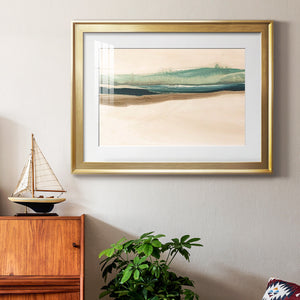 Layered Horizon II - Modern Framed Art Print