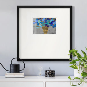Blue Love- Premium Framed Print Double Matboard
