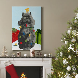 Meowy Hissmas I Premium Gallery Wrapped Canvas - Ready to Hang