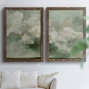 Coming Rain I - Barnwood Framed Canvas Set