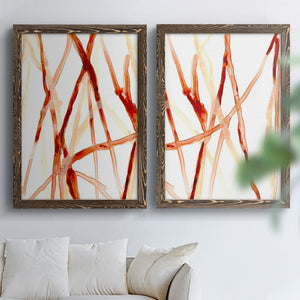 Runnel V - Barnwood Framed Canvas Set