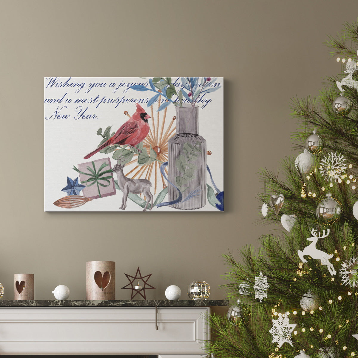 Warm Wishes - Premium Gallery Wrapped Canvas  - Ready to Hang