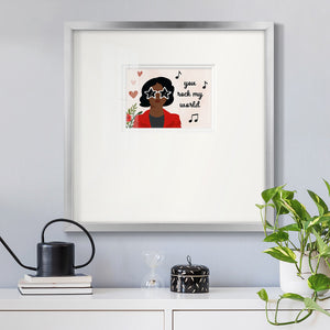 Darling Valentine Collection A Premium Framed Print Double Matboard