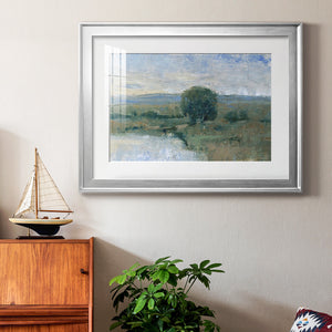 Riverbank Impression II - Modern Framed Art Print