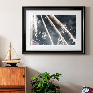 Celestial Glimmer - Modern Framed Art Print