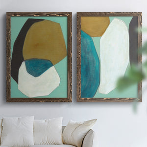 Boulder I - Barnwood Framed Canvas Set