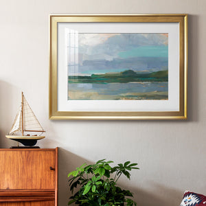 Twilight Vista Study I - Modern Framed Art Print