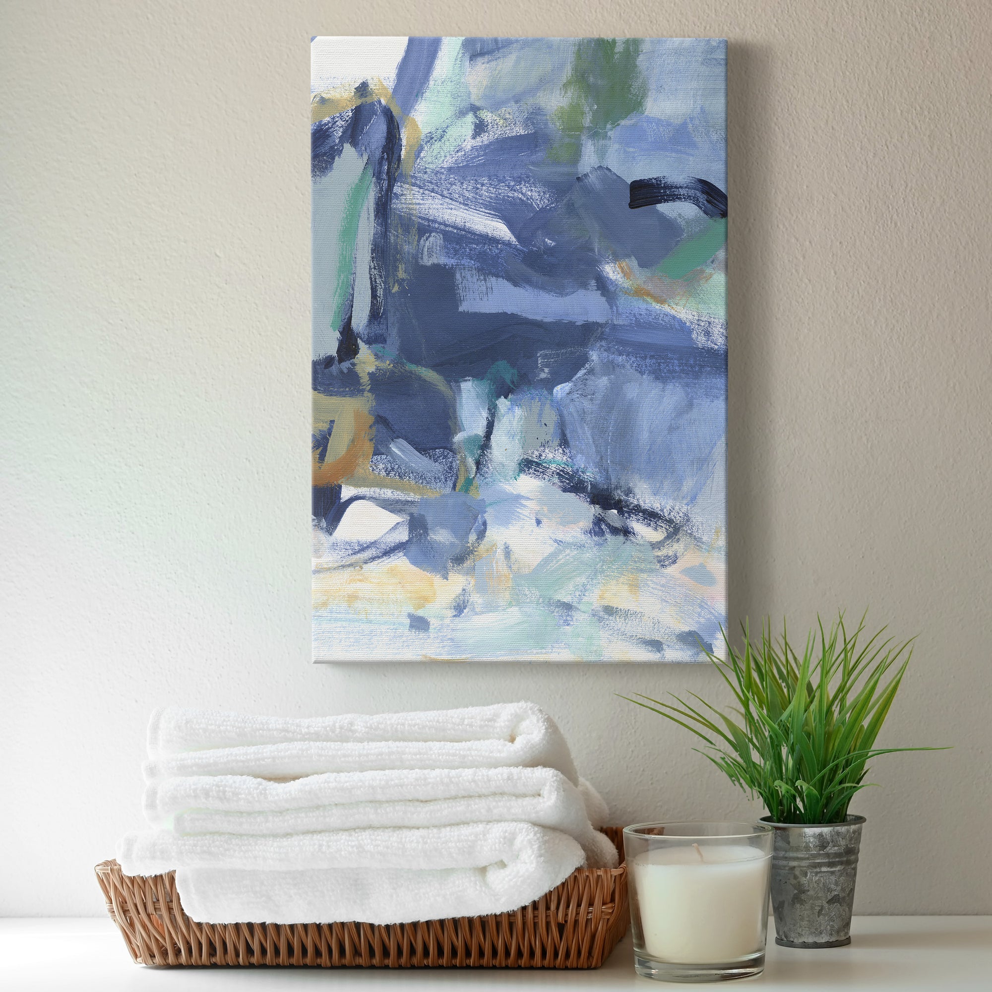 Blue Room I Premium Gallery Wrapped Canvas - Ready to Hang