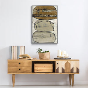 Dim Sum I - Framed Premium Gallery Wrapped Canvas L Frame - Ready to Hang