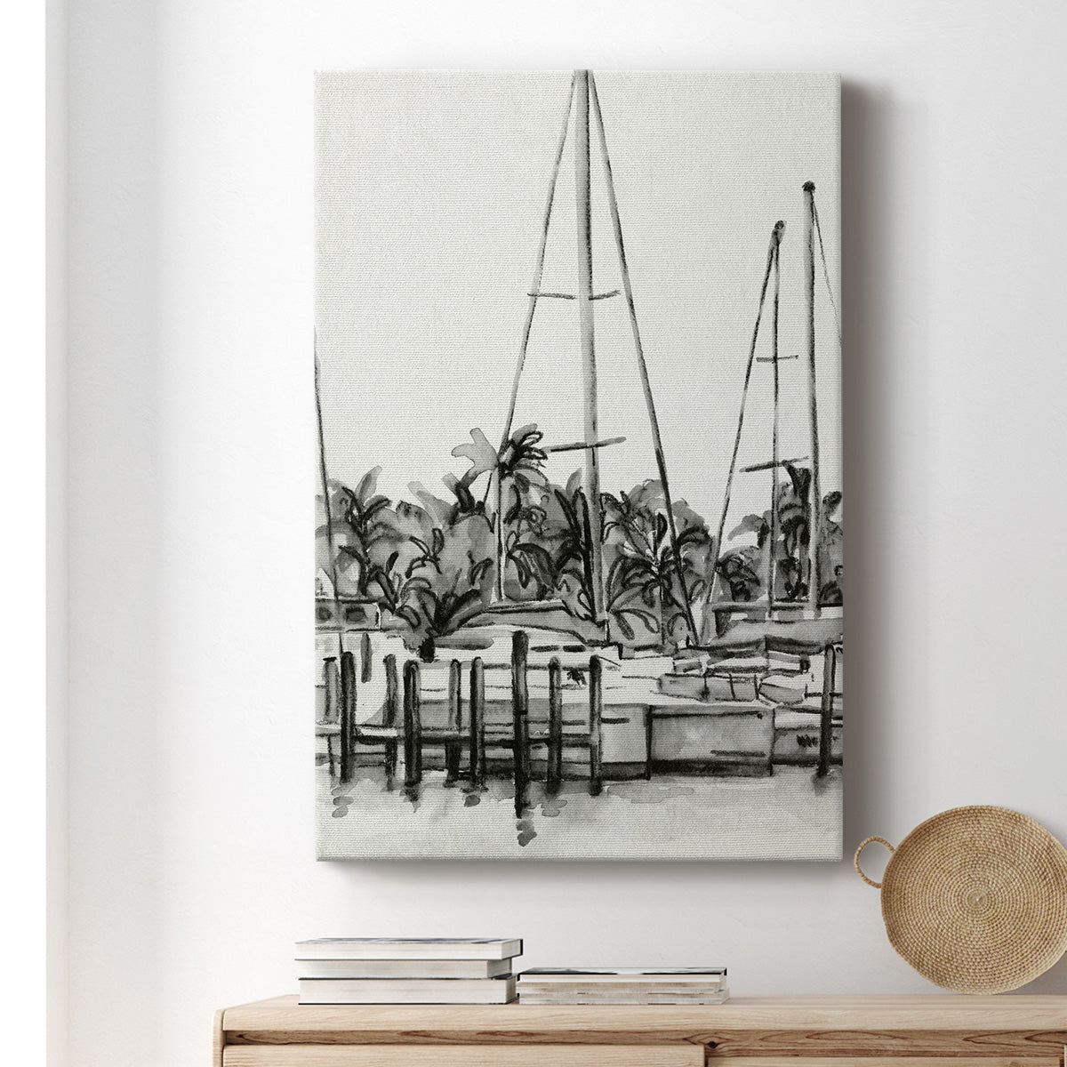 Neutral Tropics I Premium Gallery Wrapped Canvas - Ready to Hang