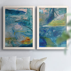 Spring Winds V - Premium Framed Canvas 2 Piece Set - Ready to Hang