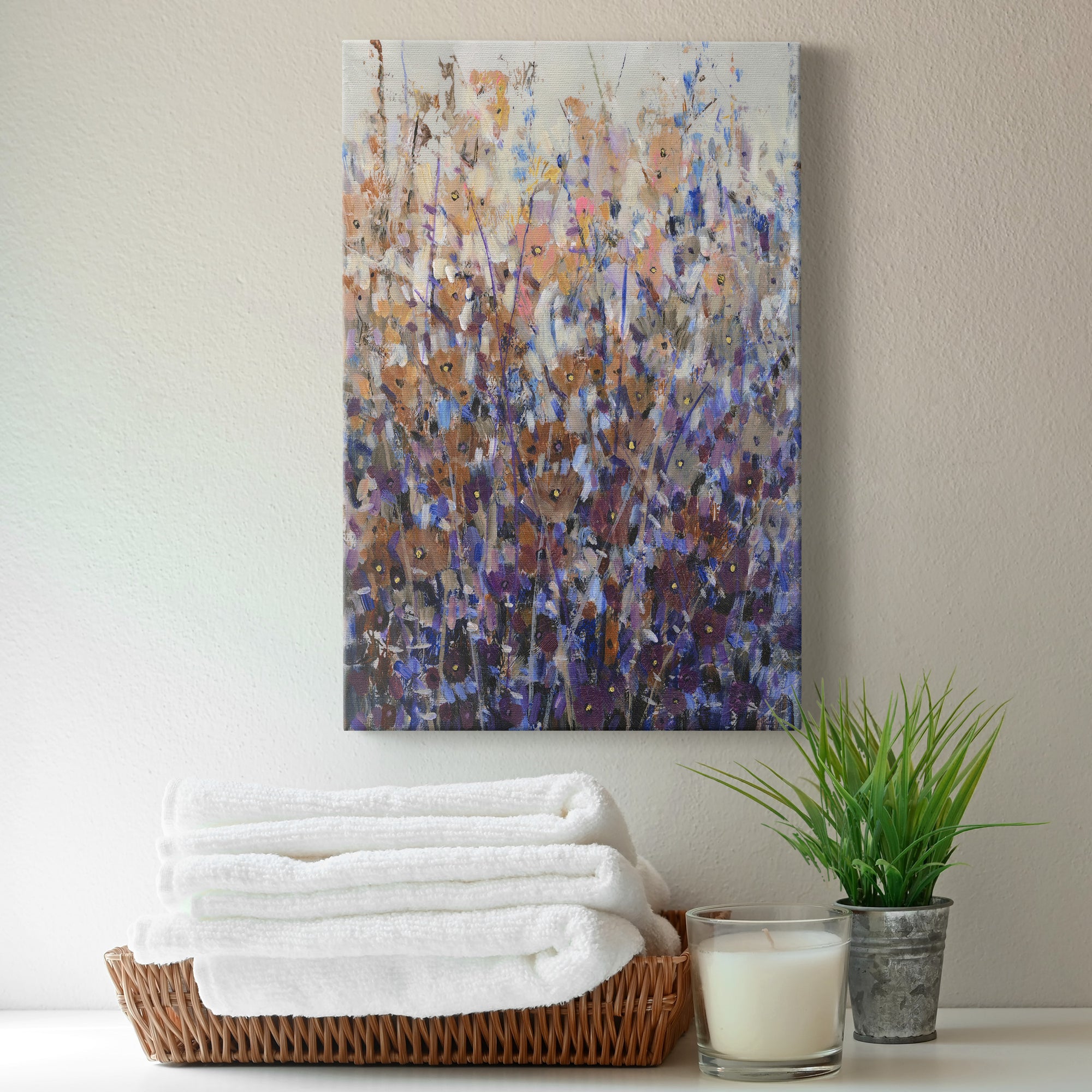 Fall Wildflowers II Premium Gallery Wrapped Canvas - Ready to Hang