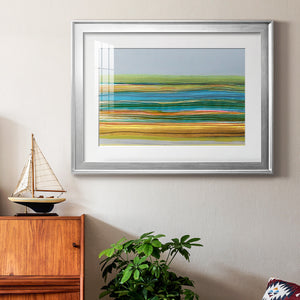 Parallel Striae II - Modern Framed Art Print