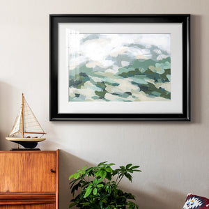 Verdant Hillside I - Modern Framed Art Print
