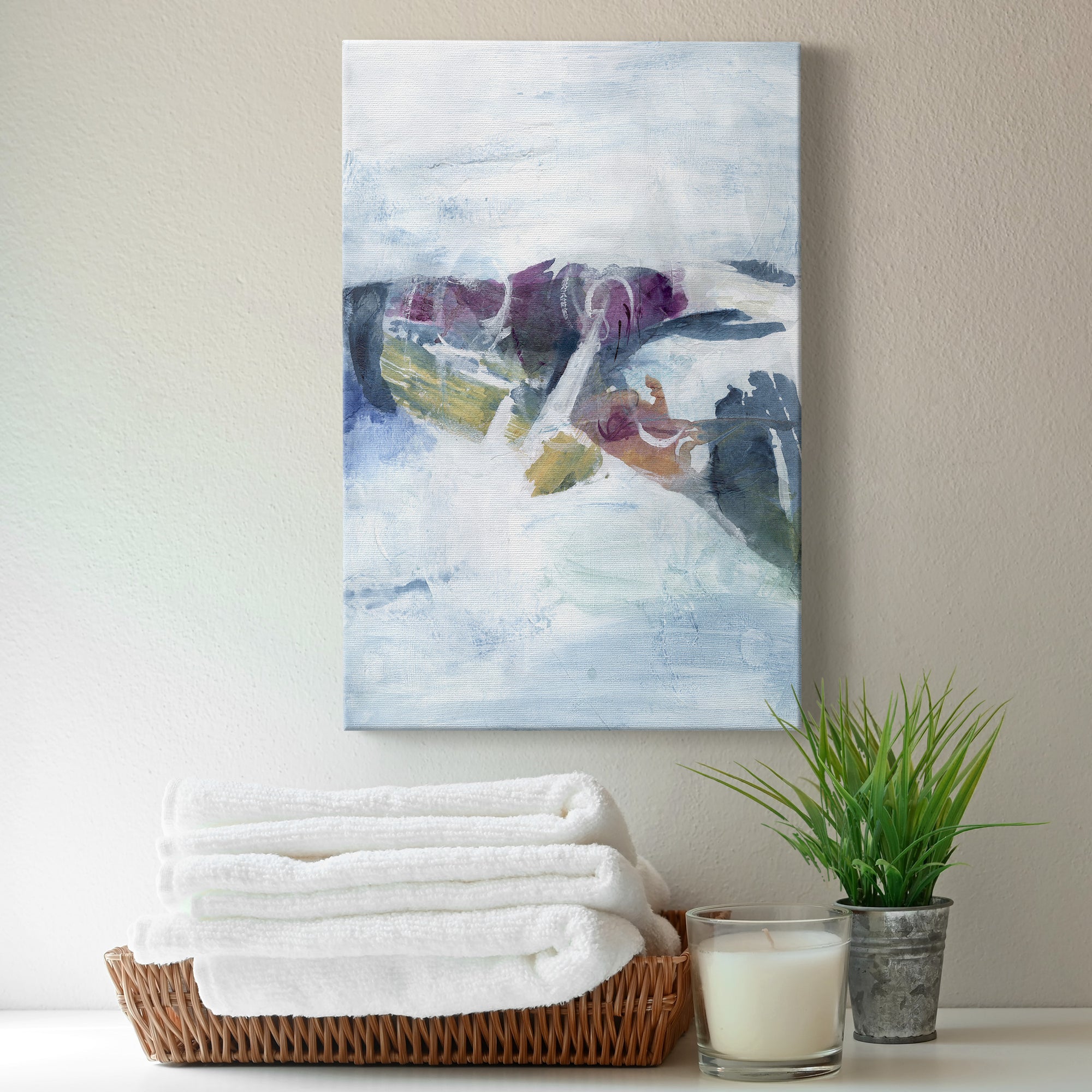 Gliding on Ice I Premium Gallery Wrapped Canvas - Ready to Hang