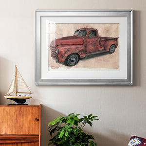 Antique Pickup I Premium Framed Print - Ready to Hang