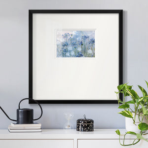 Dandelion and Agapanthus Premium Framed Print Double Matboard