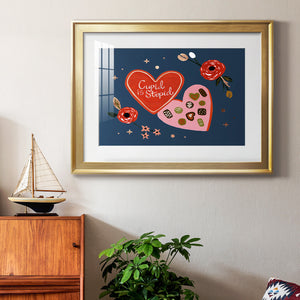 Happy Galentine II - Modern Framed Art Print