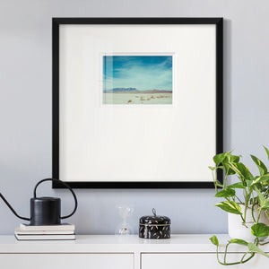 Salt Flat Walk II Premium Framed Print Double Matboard