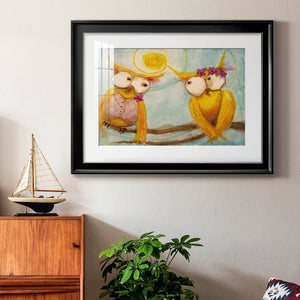 Hoos Branch for Two - Modern Framed Art Print