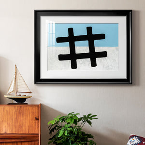 Hashtag - Modern Framed Art Print