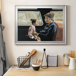 Road Trip II - Modern Framed Canvas Print
