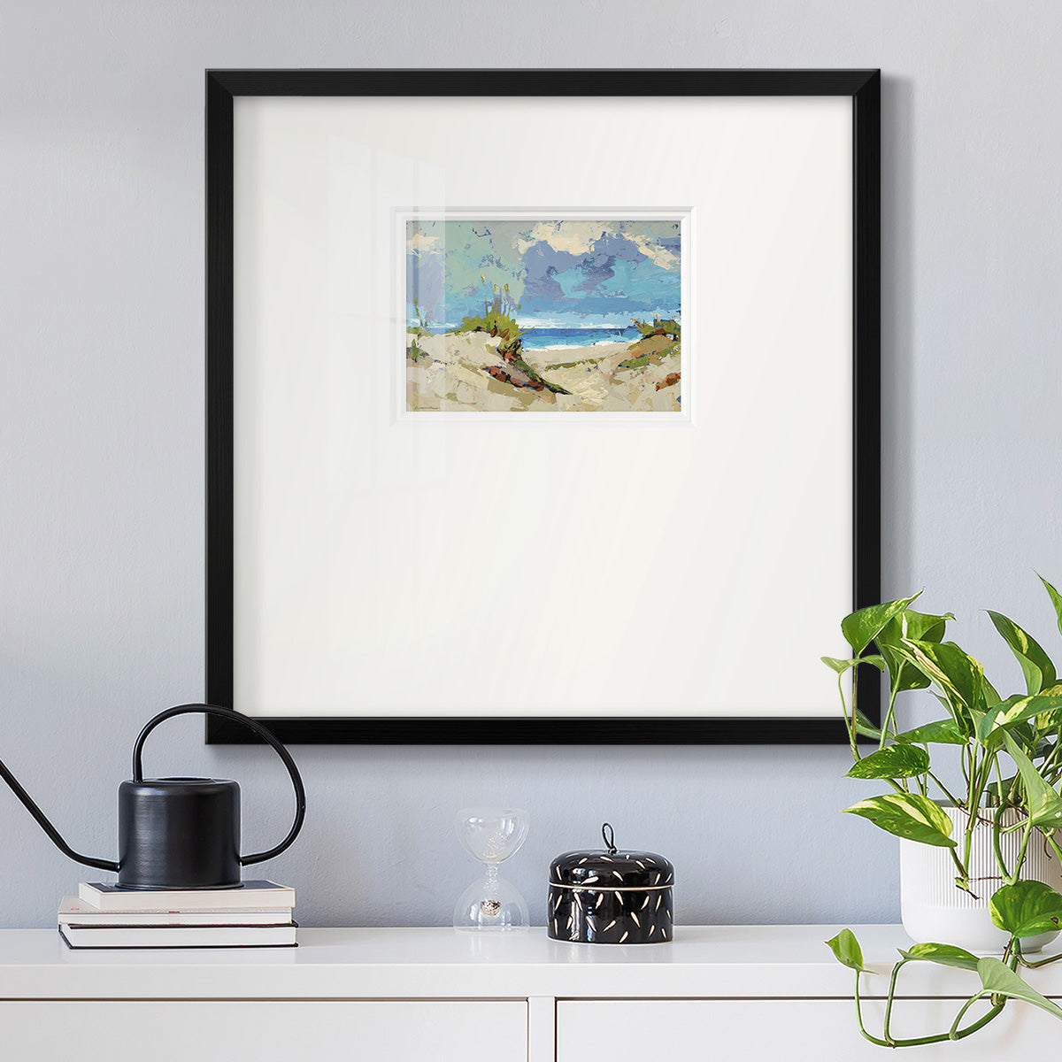 Dunes II Premium Framed Print Double Matboard