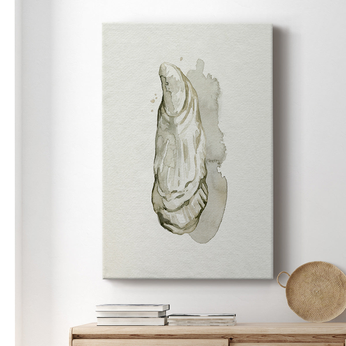 Oysters on the Bay I Premium Gallery Wrapped Canvas - Ready to Hang