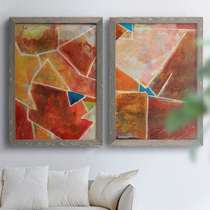 Primary Connection VII - Barnwood Framed Canvas Set