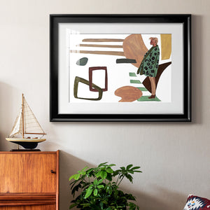 Vintage Vibes V - Modern Framed Art Print