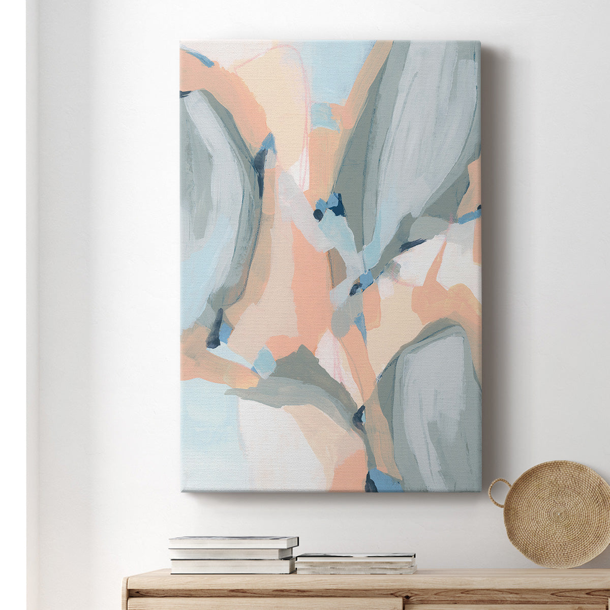 Pastel Cavern I Premium Gallery Wrapped Canvas - Ready to Hang