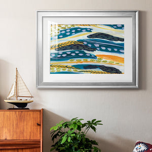 Feathery IV - Modern Framed Art Print