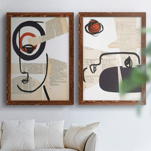 Faces of A Century I - Barnwood Framed Canvas Set