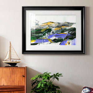 Silent Mountain II - Modern Framed Art Print