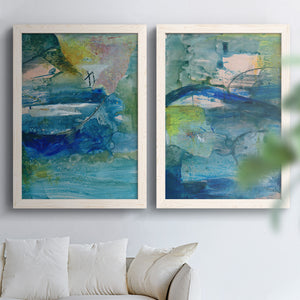 Spring Winds VII - Premium Framed Canvas 2 Piece Set - Ready to Hang