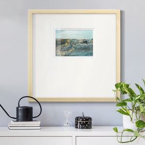 Flow of Love in Ocean I Premium Framed Print Double Matboard