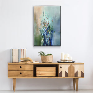 Current Air II - Framed Premium Gallery Wrapped Canvas L Frame - Ready to Hang