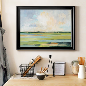 Pastel Horizon I - Modern Framed Canvas Print