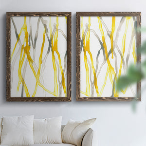 Runnel XIX - Barnwood Framed Canvas Set