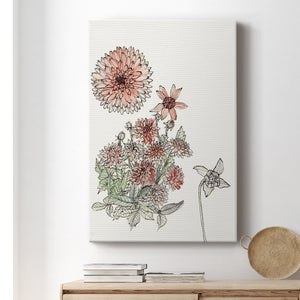 Dahlia Study - Canvas Art Print