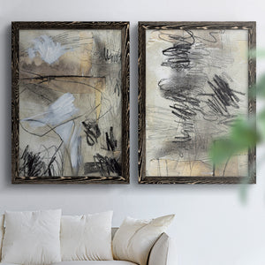 Masked Notes I - Premium Framed Canvas 2 Piece Set - Ready to Hang