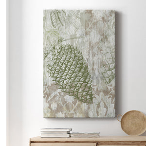 Pinecone Fresco I Premium Gallery Wrapped Canvas - Ready to Hang